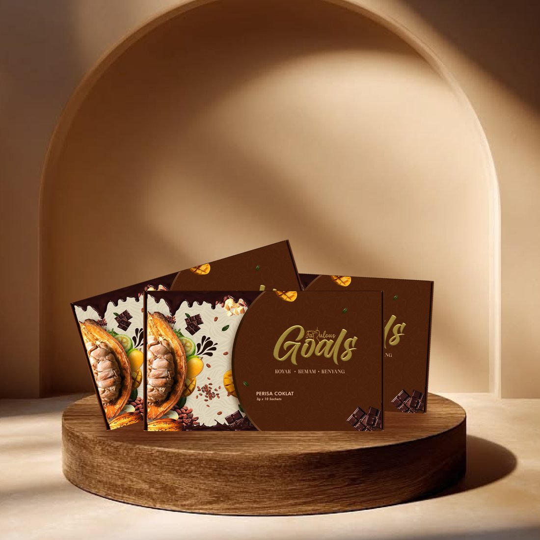 Fabulous Goals Perisa Coklat — 3g x 10 sachets